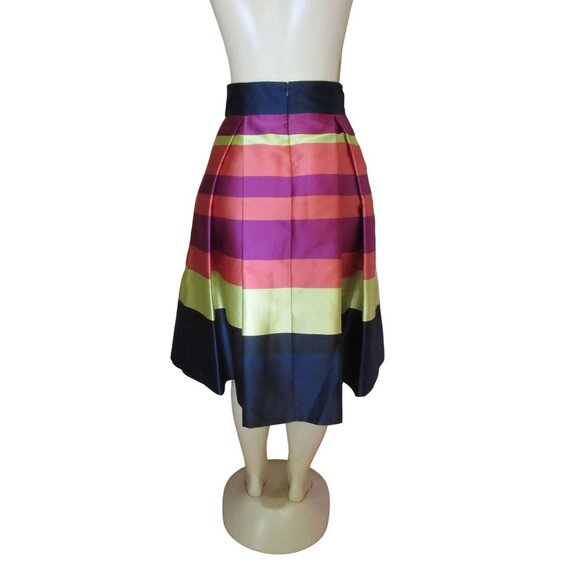 Moulinette Soeurs Striped Multicolor A-Line Skirt  Size 2 - Picture 2 of 5